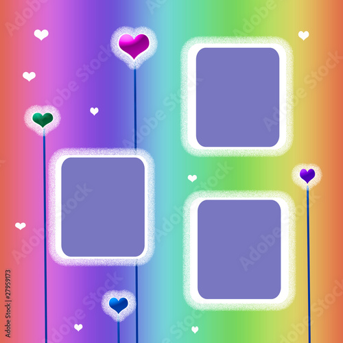 in a rainbow