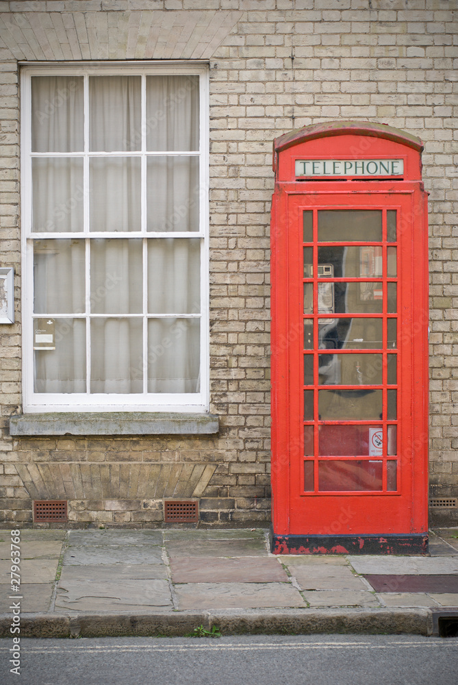 Obraz premium English phone booth