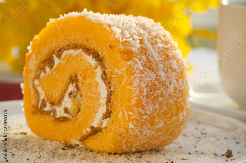 Orange biscuit roll