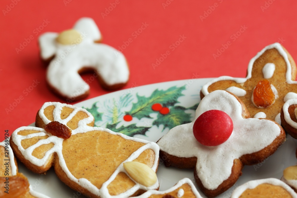 Christmas  gingerbread cookies