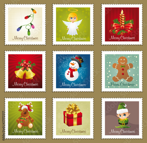 Beatiful collection of christmas postmarks