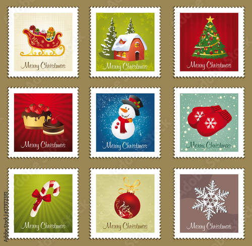 Beatiful collection of christmas postmarks