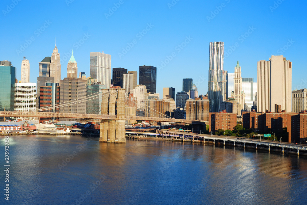 Naklejka premium Manhattan