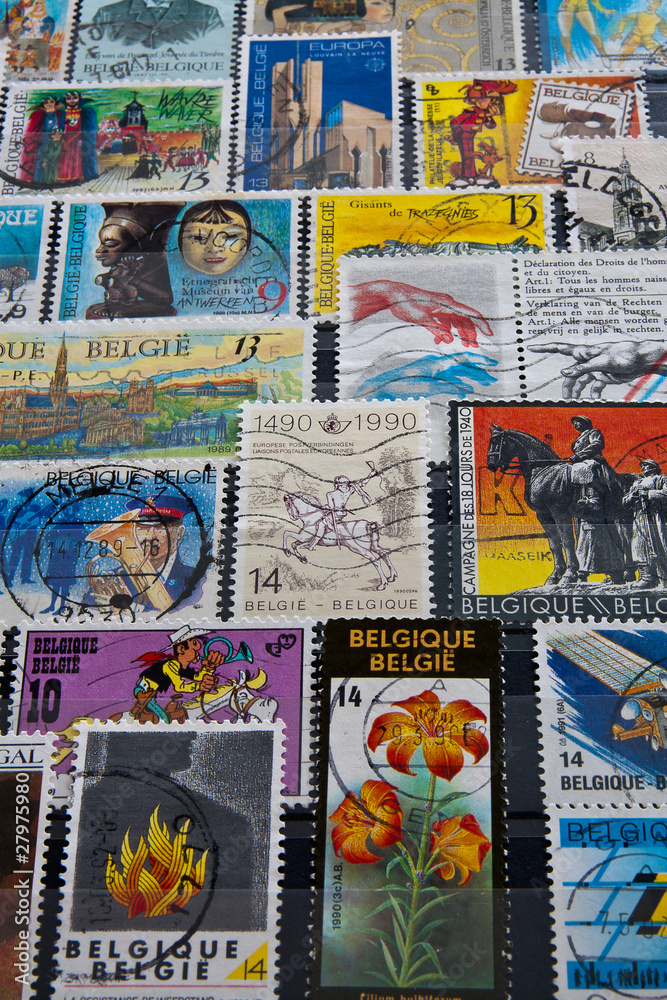 collection of stamps