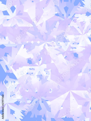 Ice Crystals Background