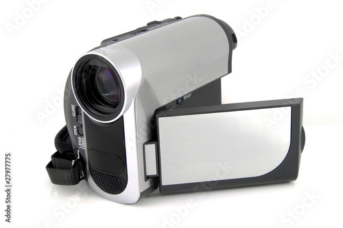Camcorder Isolated on White Background