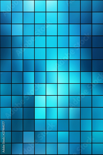 Blue mosaic pattern
