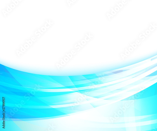 Abstract blue background - ray