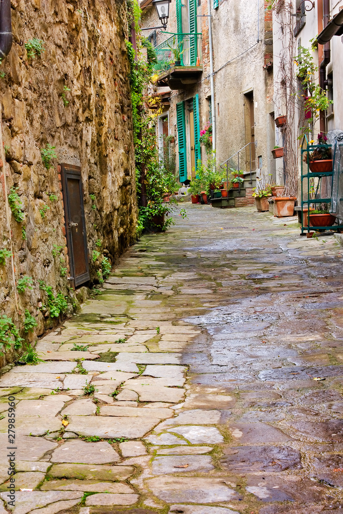 Fototapeta premium old alley