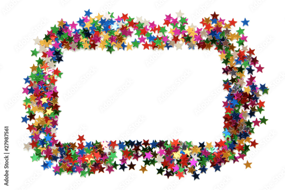 Celebration stars frame