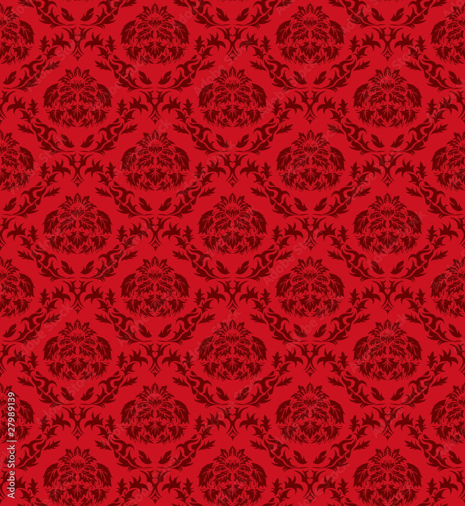 seamless damask pattern seamless damask pattern