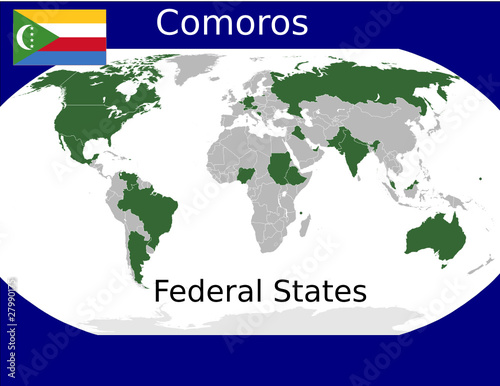 Comoros federal states union sovereign political