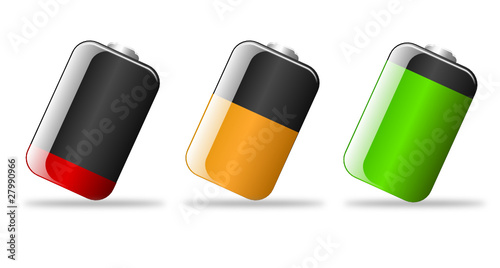 3d Icons Batterieanzeige