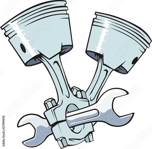 sign of the repair of the car engines