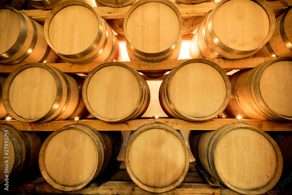 wine barrels