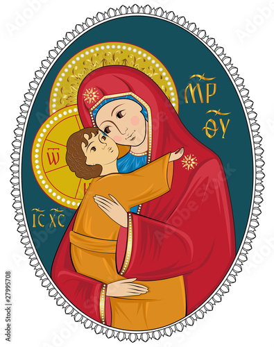 Mother of God with Christ Child, Icon