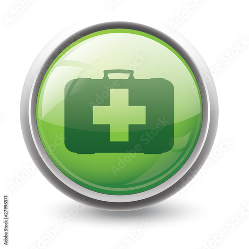 Symbole médical trousse de secours