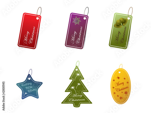 Christmas labels