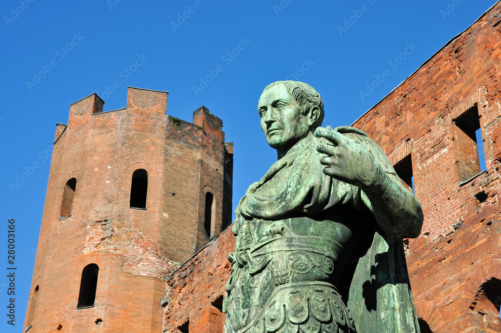 PORTE PALATINE, TORINO, PIEMONTE, ITALIA Stock Photo | Adobe Stock