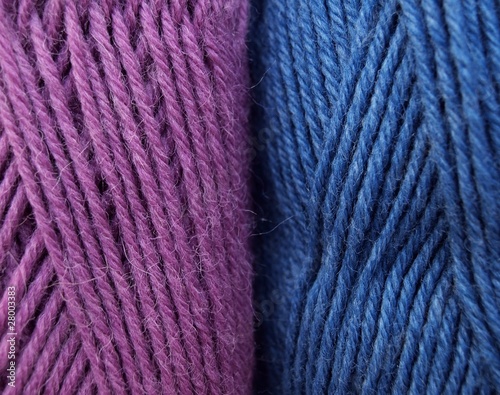 Knitting yarn ball arrangent photo