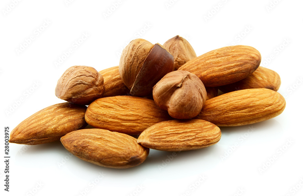 Almonds and filbert Almonds and filbert