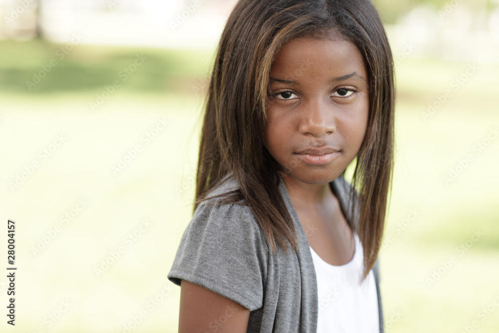 Angry young child Angry young child