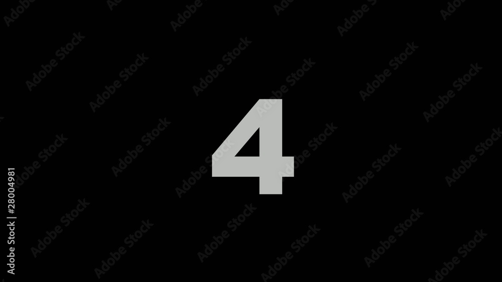 Flackernder countdown Flackernder countdown