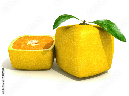 Lemon Cube and a half