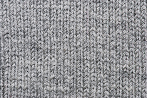 Grey knitting background