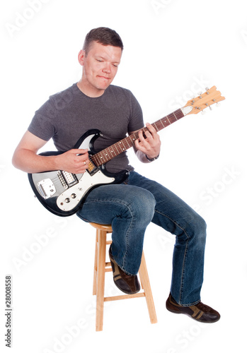 guitarist playing