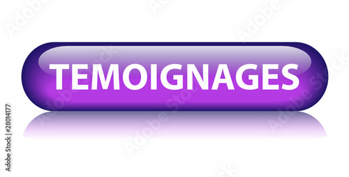 Bouton TEMOIGNAGES (avis opinions clients satisfaction qualité)