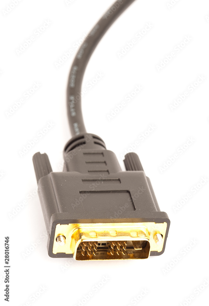 Fototapeta premium pc monitor connector