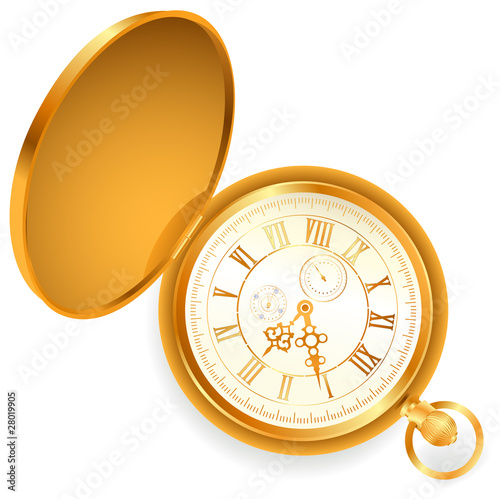 vintage pocket clock