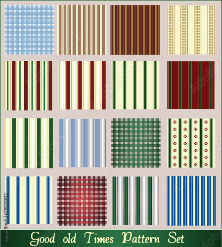 Good Old Times Pattern Set