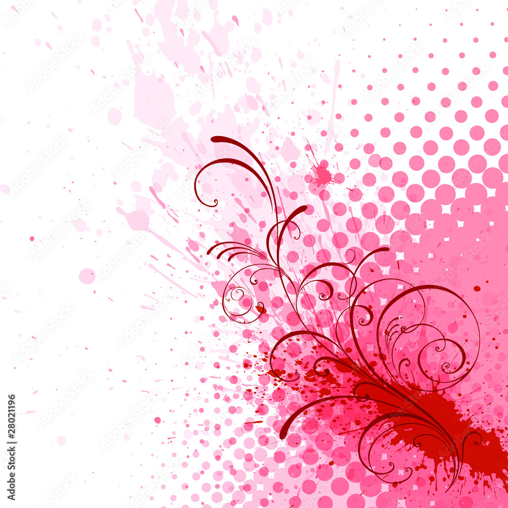 floral background, vector