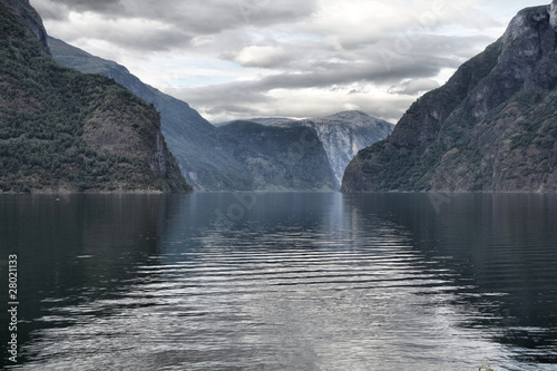 Norway fjord - Aurlandsfjorden