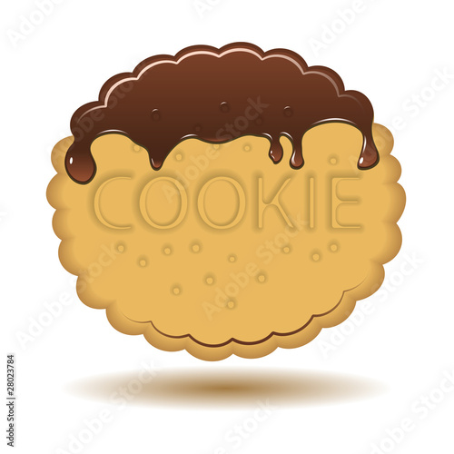 Chocolate cookie icon