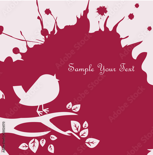 bird on branch