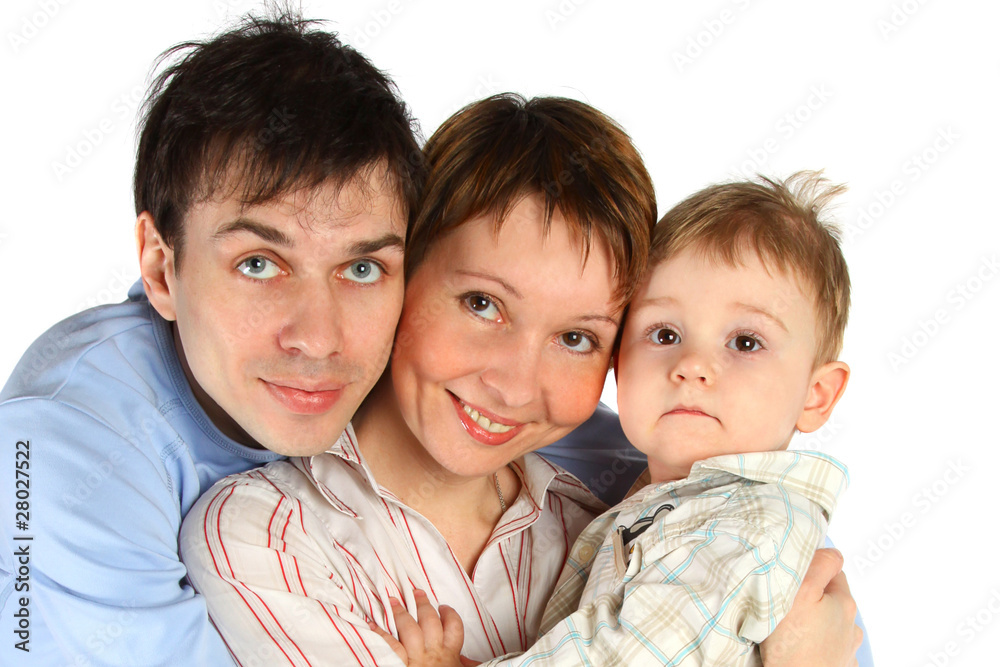 family lifestyle portrait isolated on white family lifestyle portrait isolated on white