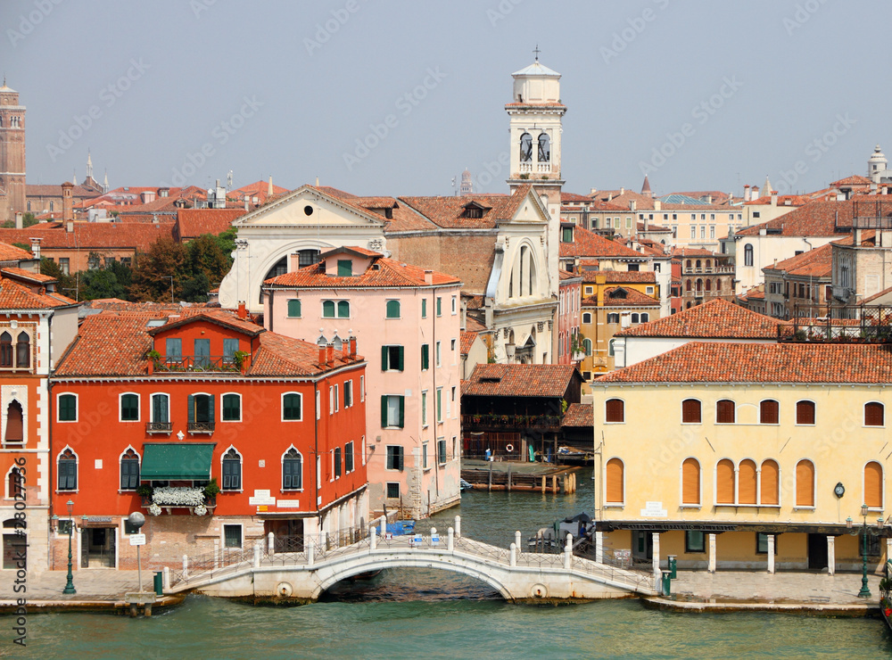 historic Venice at the sea