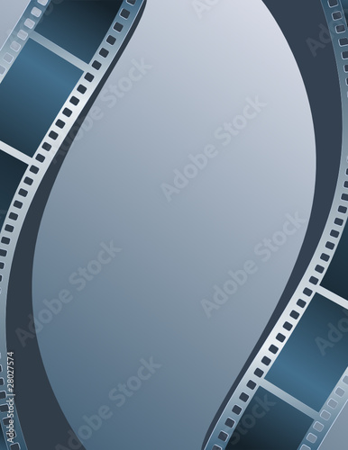 Blank film strip
