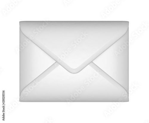 Mail and post - White sealed envelope