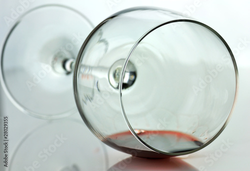 spilled wine glass © SunnyS