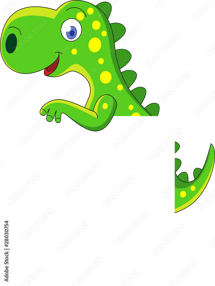 Obraz premium diosaurs and blank space