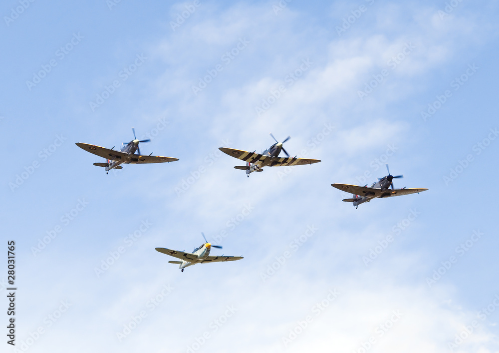 Spitfires and Buchon Spitfires and Buchon