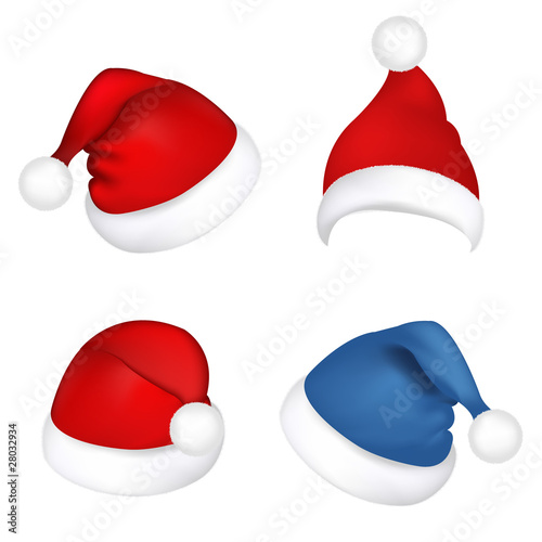 Set Santa Claus Hats