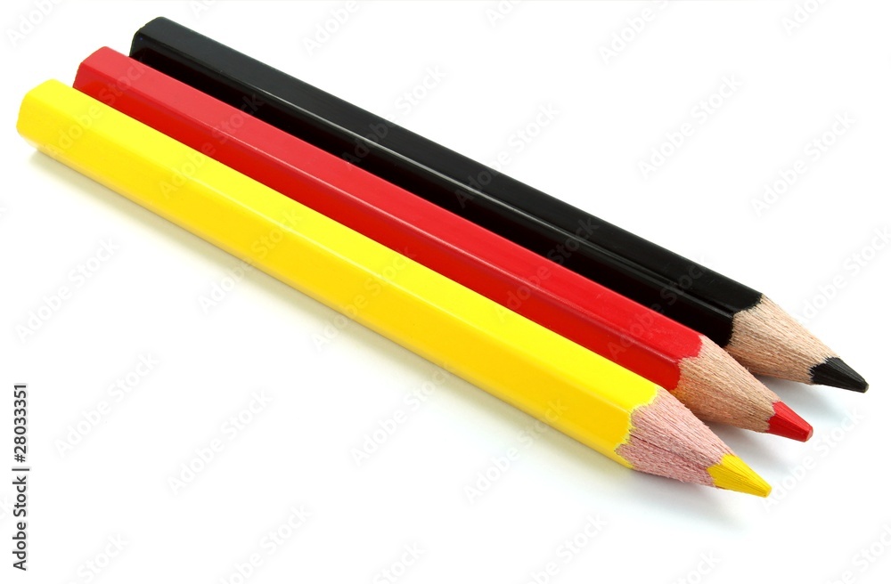 Fototapeta premium Buntstifte Deutschland