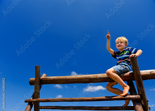 Boy in playground