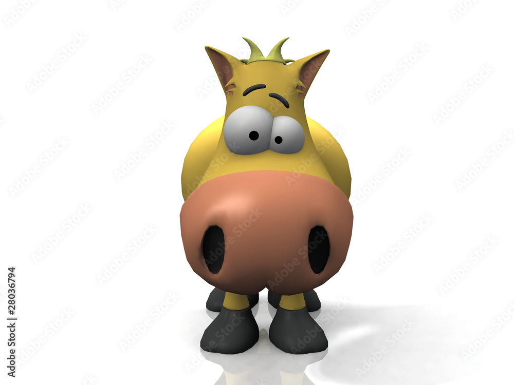 Naklejka premium la vache
