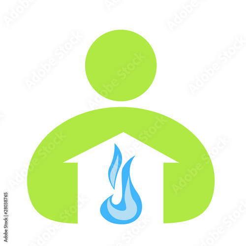 Logo domestic gas (vector)